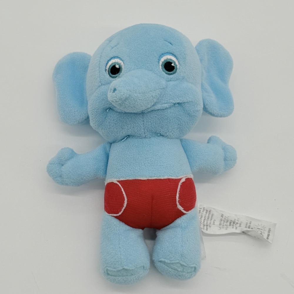 Jim Henson Word Party Bailey Elephant 7" Plush Snap Toys 2017 Netflix